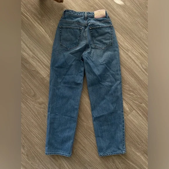 MOTHER SNACKS! Women’s High Waist Double Stack Ankle Denim Sz 24 EUC - Picture 7 of 11